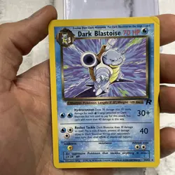 Pokemon TCG Dark Blastoise Non-Holo Rare 20/82 Team Rocket LP Vintage Pokemon - Image 1
