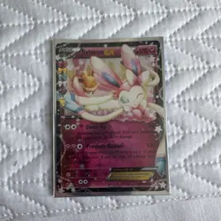 Sylveon EX RC21/RC32 XY Generations Radiant Collection 20th Holo Pokemon Card nm - Image 1