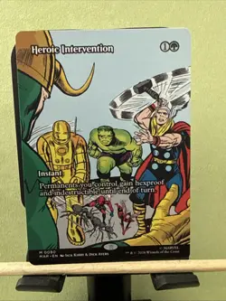 Heroic Intervention (0080) (Borderless) Marvel Universe Eternal-Legal Regular - Image 1