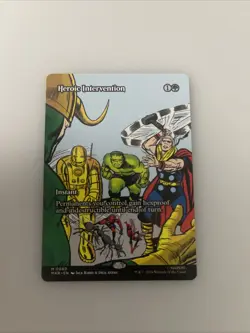 Heroic Intervention (0080) (Borderless) Marvel Universe Eternal-Legal Regular - Image 1