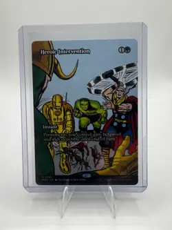 Heroic Intervention (0080) (Borderless) Marvel Universe Eternal-Legal Regular - Image 1