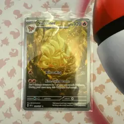 Pokemon TCG Obsidian Flames Ninetales Holo Illustration Card 199/197 Mint Rare - Image 1