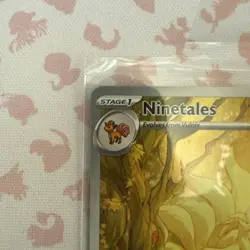 Pokemon TCG Obsidian Flames Ninetales Holo Illustration Card 199/197 Mint Rare - Image 2