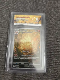 Pokemon Ninetales TCG Holo Illustration Rare Card Obsidian Flames 199/197 Ace 8 - Image 1