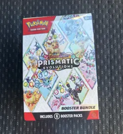 Pokemon TCG Prismatic Evolutions Booster Bundle 6 Packs 60 Cards English - Image 1
