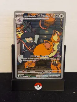 Pokemon TCG Team Rockets Raticate Card 202/182 Destined Rivals - Image 1