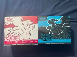 Pokemon Center Black Bolt and White Flare ETB Pokemon TCG - Factory Sealed - Image 1