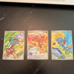 Pokemon TCG MEP Promo Lot 3 Cards Bulbasaur 037 Charmander 038 Squirtle 039 - Image 1