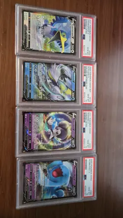 Low POP Lot of 10 PSA Graded Pokemon Cards - Image 1