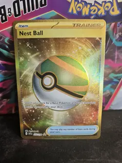 Pokemon Cards Nest Ball 255/198 Scarlet & Violet Hyper Rare VLP - Image 1