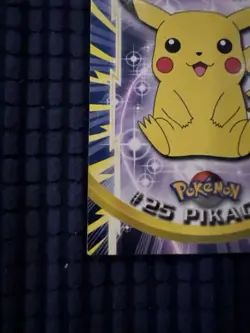 Pikachu #25 Topps Trading Cards Series 1 Blue Logo Pokemon Non Holo - Image 5