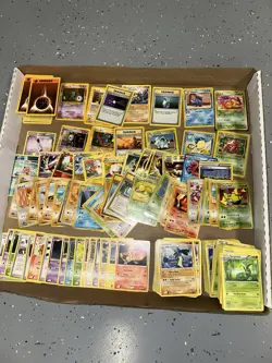 Giant Vintage Pokemon Collection Tons of cards 1999-2010s holos, 1st ed DAMAGED - Image 1