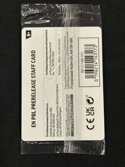 Pokemon Pitch Black SEALED Staff Promo Cards Miraidon, Bastiodon, Dhelmise, Slow - Image 5