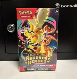 Pokemon TCG Mega Evolution—Ascended Heroes Booster Bundle 6 Packs 60 Cards - Image 1