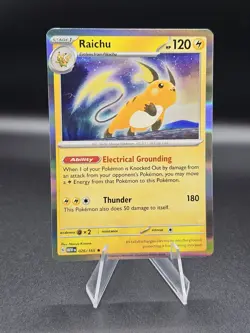 Pokemon TCG Sv: 151 Raichu - 026/165 Holo Rare Holofoil Near-Mint NM - Image 1