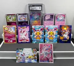 Pokemon Sylveon Lot of Cards and Stickers - Sylveon #700 Lot of 12 - Image 1