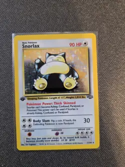 Snorlax Holo rare 1st Edition 11/64- Jungle - 1999 - Pokemon TCG LP/MP - Image 1