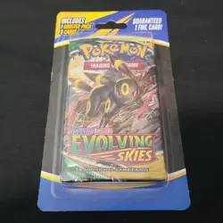 Pokemon Evolving Skies & 5 Bonus Cards Checklane Blister / MJ Holding TCG - Image 1