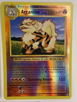 Title: Pokemon Arcanine Card Lot – 5 Cards (Vintage, Holo & Modern) - Image 2