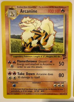 Title: Pokemon Arcanine Card Lot – 5 Cards (Vintage, Holo & Modern) - Image 4