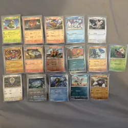 Pokemon TCG Black Bolt and White Flare Bundle 17 pokeball cards & 1 master ball - Image 1