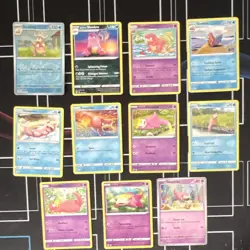 Pokemon TCG Slowpoke Slowbro Bundle x11 Cards (1 Holo/10 Regular) Mixed Sets NM - Image 1