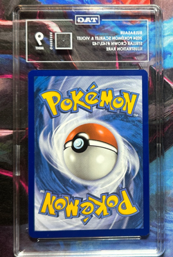 2024 Pokemon Stellar Crown Bulbasaur Illustration Rare #143 TAG Mint 9 - Image 3