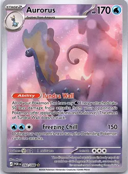 Aurorus Holo Illustration Rare ME03: Perfect Order 092/088 NM - Image 1