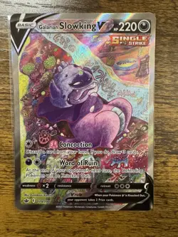 Pokemon Galarian Slowking V Chilling Reign 179/198 Alternate Art NM-MINT - Image 1