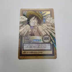 One Piece Hyper Battle Carddass C35 Luffy Rubber Gun Trading Card 1999-2002 - Image 1
