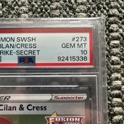 273/264 Chili & Cilan & Cress Rainbow Fusion Strike PSA 10 - Image 2