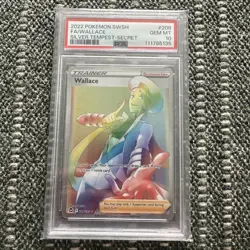 208/195 Wallace Silver Tempest Rainbow PSA 10 - Image 1