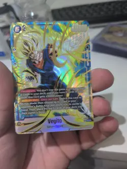 Dragon Ball Fusion World Vegito SCR FB04-130 Alternative Art Mint Condition - Image 1