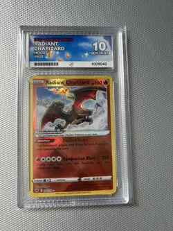 Pokemon TCG Radiant Charizard 020/159 Crown Zenith Holo Card Gem Mint 10 ✨ - Image 1