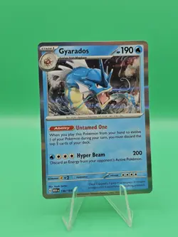 Gyarados 130/165 Rare Scarlet and Violet 151 Eng Pokemon TCG Holo NM - Image 1