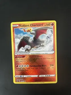 Pokemon TCG Radiant Charizard Crown Zenith Holo Card 020/159 NM/M Condition - Image 1