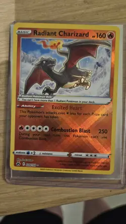 Radiant Charizard Crown Zenith Holo Card 020/159 Rare NM Condition - Image 1
