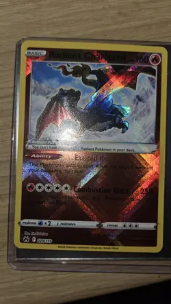 Radiant Charizard Crown Zenith Holo Card 020/159 Rare NM Condition - Image 3