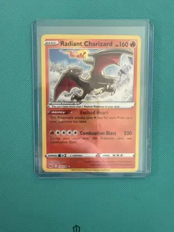 Pokemon TCG Radiant Charizard Crown Zenith Holo Card 020/159 NM - Image 1