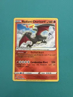Pokemon TCG Radiant Charizard Crown Zenith Holo Card 020/159 NM - Image 2