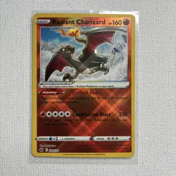 Pokemon TCG Radiant Charizard Crown Zenith Holo Card 020/159 NM/M - Image 1