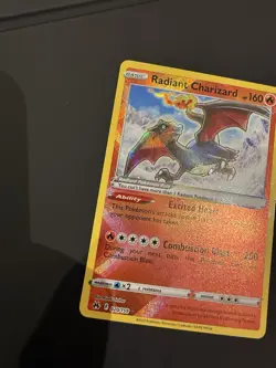 Radiant Charizard Crown Zenith Holo Card 020/159 Rare NM - Image 4
