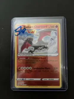 Pokemon TCG Radiant Charizard 020/159 Mint Condition Crown Zenith Holo Card - Image 1