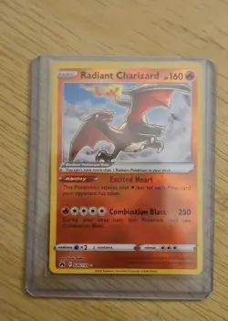Radiant Charizard Crown Zenith Holo Card 020/159 Rare NM - Image 1