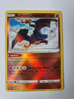 Pokemon Radiant Charizard TCG Crown Zenith Holo Card 020/159 Rare - Image 2
