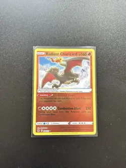 Pokemon TCG Radiant Charizard 020/159 Mint Condition Crown Zenith Holo Card - Image 1
