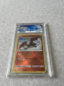 Pokemon TCG Radiant Charizard Crown Zenith Holo Card 020/159 Ace Mint 9 - Image 1