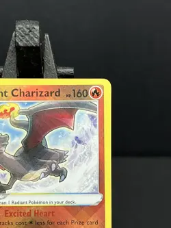 Pokemon Radiant Charizard Crown Zenith Rare Reverse Holo Card 020/159 NM - Image 3