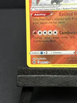 Pokemon Radiant Charizard Crown Zenith Rare Reverse Holo Card 020/159 NM - Image 4