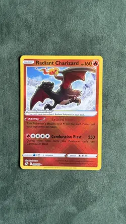 Pokemon TCG Radiant Charizard Crown Zenith Holo Card 020/159 NM/M - Image 1